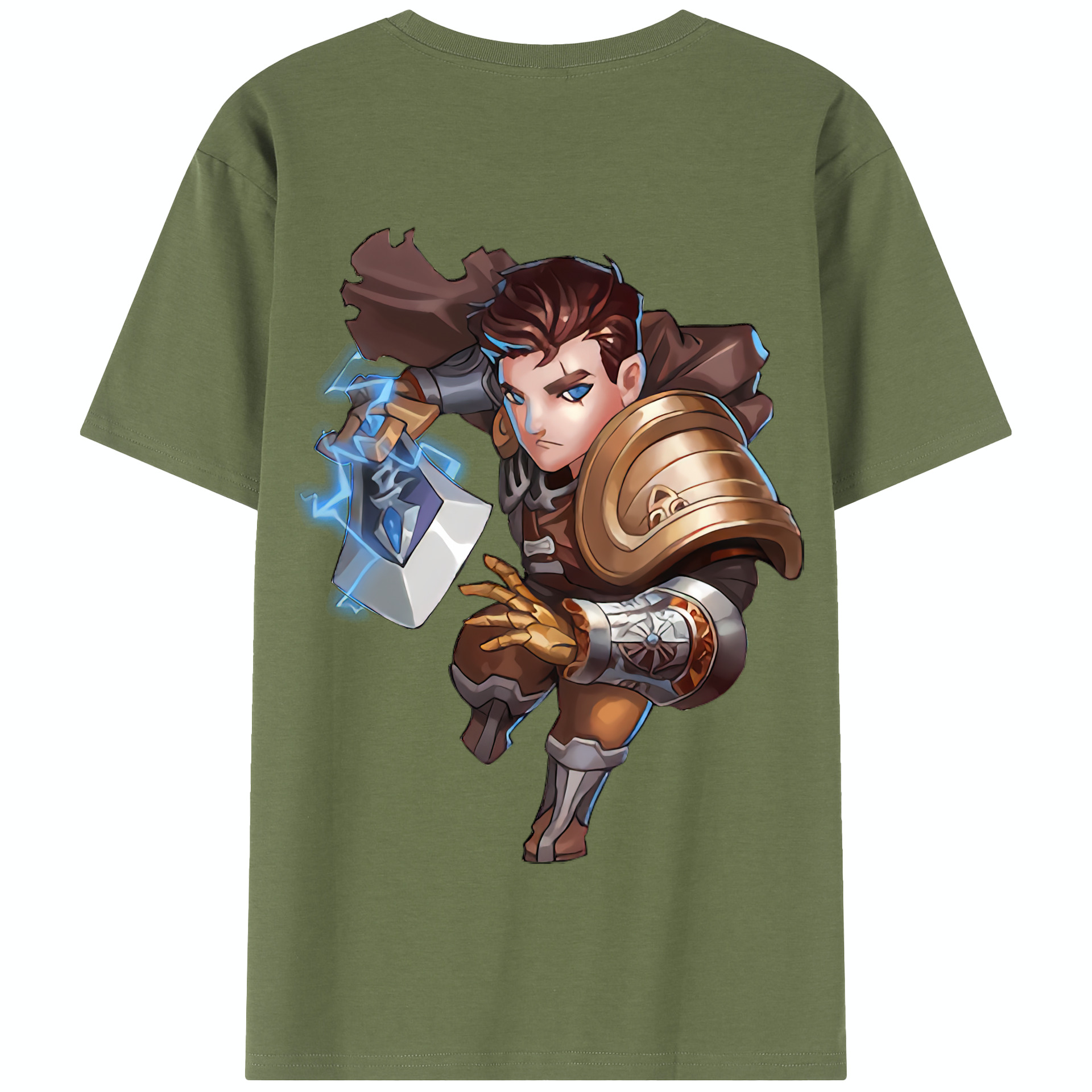 リーグ・オブ・レジェンド League of Legends LOL 綿100％半袖Tシャツ（背面プリント）